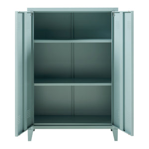 Armoire métallique Oripää - 110x75x33cm - Bleu gris