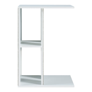 Table d'appoint avec surface à gratter Ljungby Blanc [en.casa]