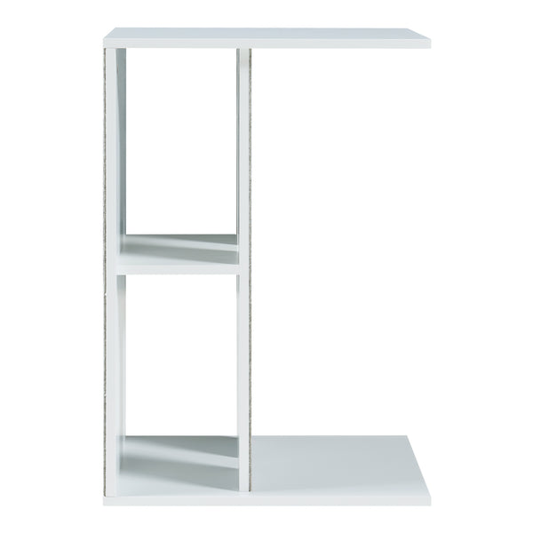 Table d'appoint avec surface à gratter Ljungby Blanc [en.casa]