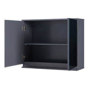 Armoire à miroir Overath 60x20x50 cm Gris [en.casa]