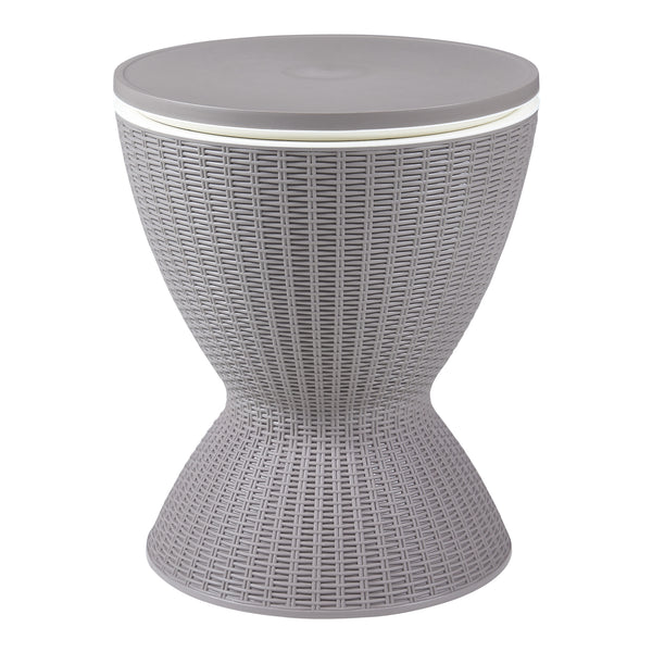 Table réfrigérée Atessa 58x48,5cm Marron clair [casa.pro]