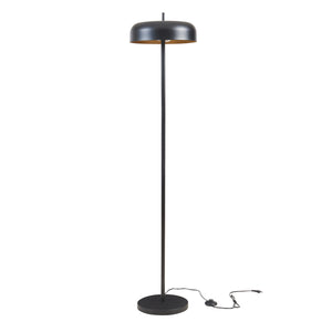 Lampadaire Barton 2 flammes Métal 159 cm Noir [lux.pro]