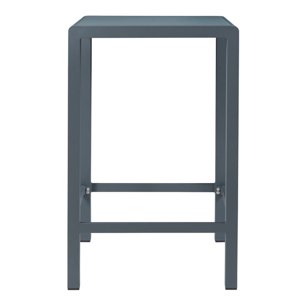 Table de bar d'extérieur Avise Aluminium Verre Anthracite [casa.pro]