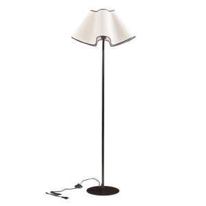Lampadaire Ashton 153cm Noir/Blanc [lux.pro]