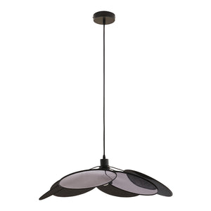 Suspension Blackwood métal/textile noir [lux.pro]