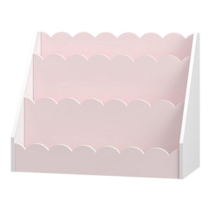 Étagère pour enfant Vestnes 48 x 61 x 30 cm rose blanc [en.casa] 