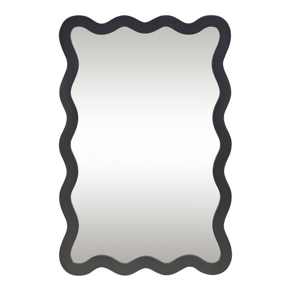 Miroir mural Koster 90x60 cm Noir [en.casa]