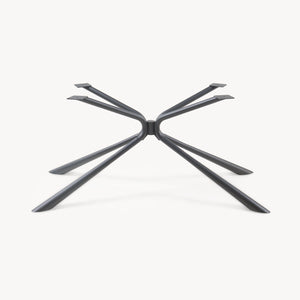 Structure de table Havosanlurg acier 160x70x72 cm noir [en.casa]