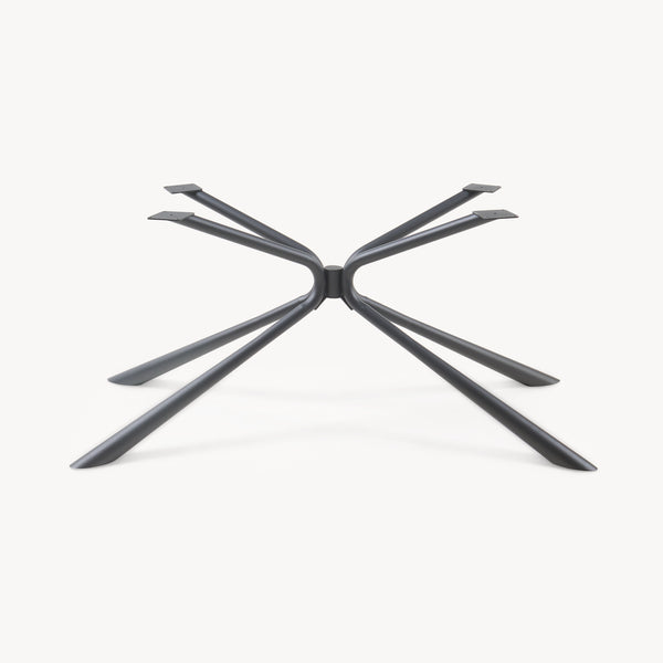 Structure de table Havosanlurg acier 160x70x72 cm noir [en.casa]