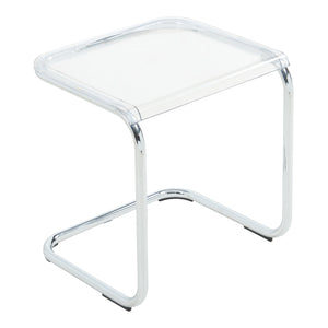 Table d'appoint Brosa 44x37x48 cm Transparent [en.casa]