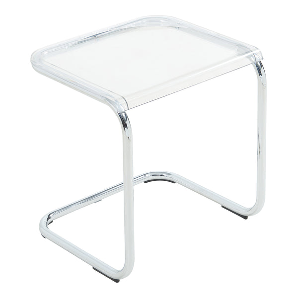 Table d'appoint Brosa 44x37x48 cm Transparent [en.casa]
