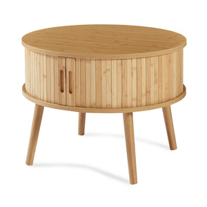 Table de chevet Nordkapp II 45 x 60 cm naturel [en.casa]