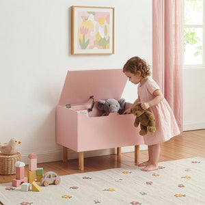 Coffre à jouets Virer 60 x 40 x 45 cm rose [en.casa]