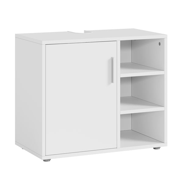Meuble sous-vasque Kulaik 51 x 60 x 32 cm blanc [en.casa]