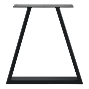 Set de 2 Pieds de Table Métal Noir ou Gris Acier Plusieurs Tailles [en.casa]