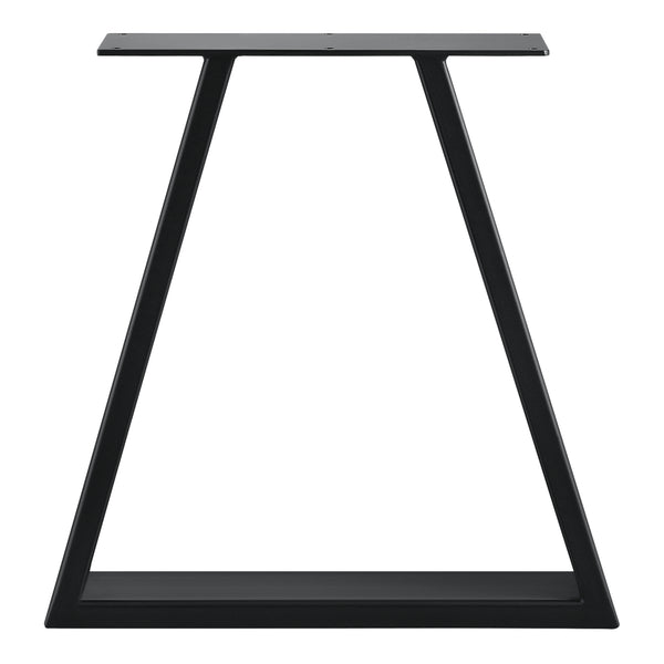 Set de 2 Pieds de Table Métal Noir ou Gris Acier Plusieurs Tailles [en.casa]