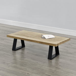 Set de 2 Pieds de Table Métal Noir ou Gris Acier Plusieurs Tailles [en.casa]