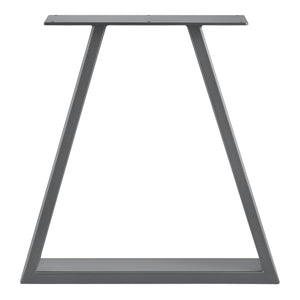 Set de 2 Pieds de Table Métal Noir ou Gris Acier Plusieurs Tailles [en.casa]