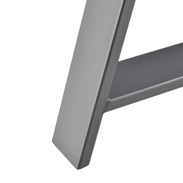 Set de 2 Pieds de Table Métal Noir ou Gris Acier Plusieurs Tailles [en.casa]