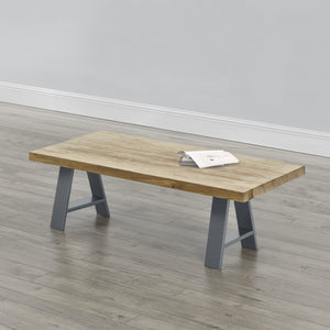 Set de 2 Pieds de Table Métal Noir ou Gris Acier Plusieurs Tailles [en.casa]