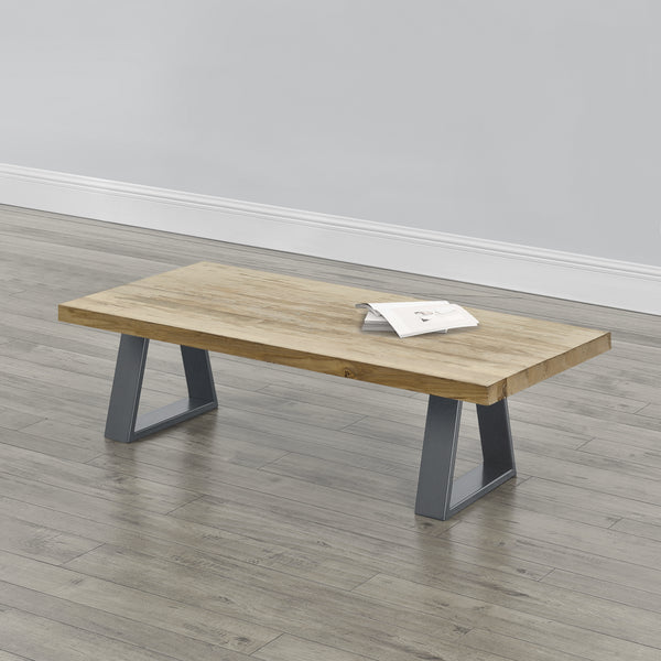 Set de 2 Pieds de Table Métal Noir ou Gris Acier Plusieurs Tailles [en.casa]