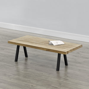 Set de 2 Pieds de Table Métal Noir ou Gris Acier Plusieurs Tailles [en.casa]