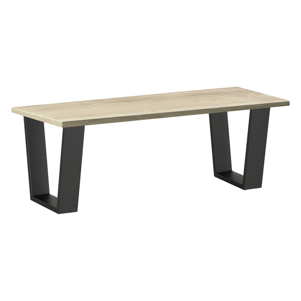 Set de 2 Pieds de Table DIY avec Embouts de Protection Noir Mat [en.casa]