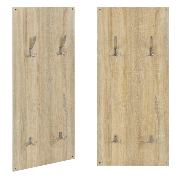 Armoire à chaussures Artern avec garde-robe et miroir en.casa