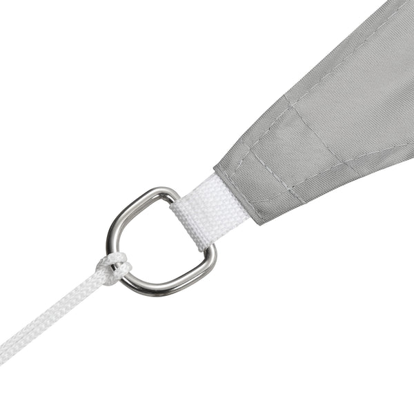 Bâche d'ombrage rectangulaire 300x500 cm gris clair en.casa