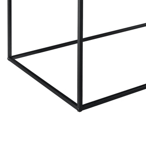 Table Console en Métal Plusieurs tailles Noir Mat [en.casa]