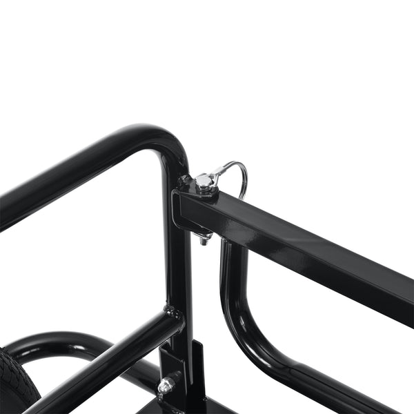 Remorque Vélo de Transport 130 x 72 x 49 cm Capacité max. 40 kg Noir [pro.tec]