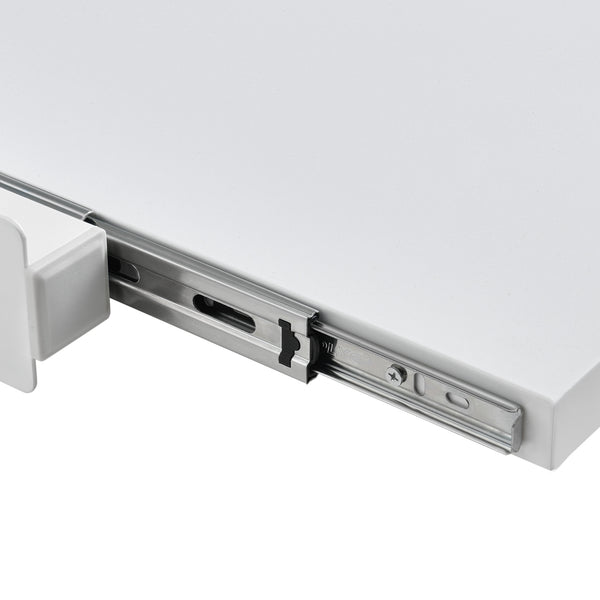 Kit de Superposition avec Tablette Coulissante pour Lave-Linge Sèche-Linge Standard Blanc [en.casa]