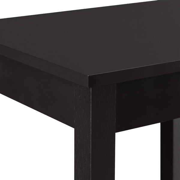Table Basse de Salon Thun 74 x 38 x 30 cm Marron Foncé [en.casa]