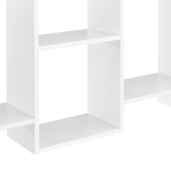 Meuble Mural Jessheim 161 x 18 x 65 cm Blanc Mat Laqué [en.casa]