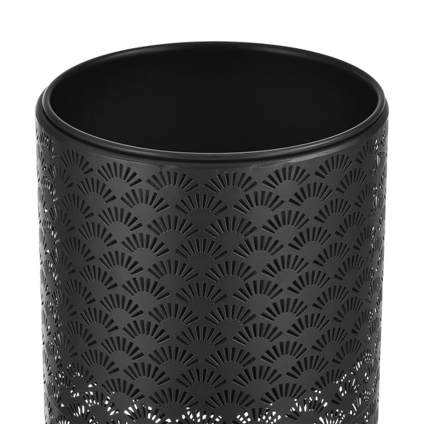 Set Cache-Pot Virton Métal Tailles Différentes Noir [en.casa]