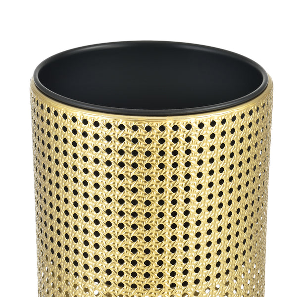 Set Cache-Pot Lüttich Métal Tailles Différentes Doré Noir [en.casa]