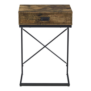 Table d'Appoint Marstrand 67 x 45 x 35 cm Noir Effet Bois Foncé [en.casa]