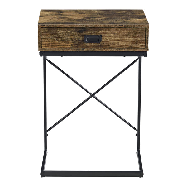 Table d'Appoint Marstrand 67 x 45 x 35 cm Noir Effet Bois Foncé [en.casa]