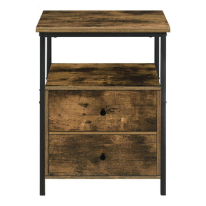 Table d'appoint Alstahaug avec compartiments d'armoire 59x45x40cm [en.casa]