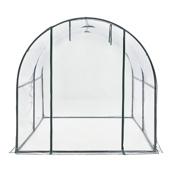 Serre de jardin tunnel Grünwald en acier et PVC 200 x 300 x 190 cm [en.casa]