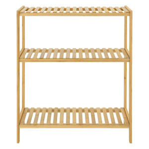 Étagère sur pied en bambou Nyköping 58 x 26 x 66 cm [en.casa]