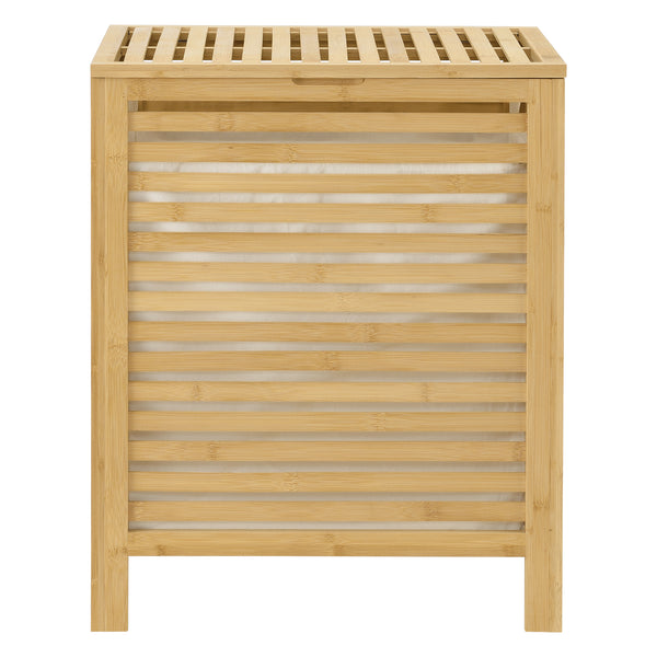 Panier à linge en bambou Skövde [en.casa]