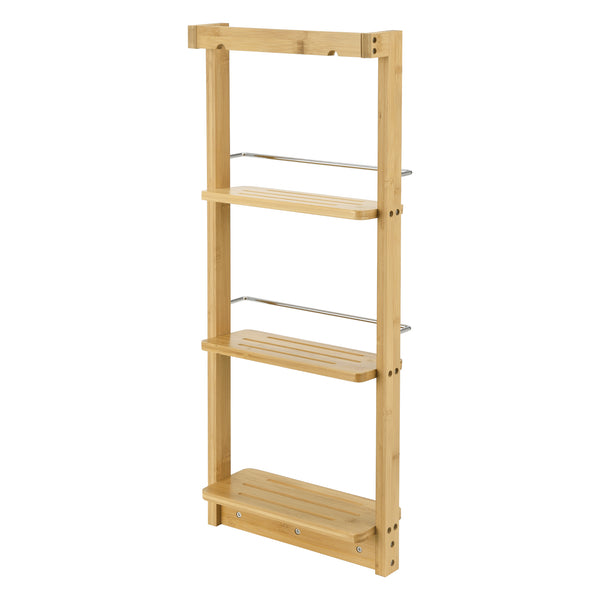 Étagère Murale de Salle de Bain Lidingö 29 x 10 x 70 cm [en.casa]