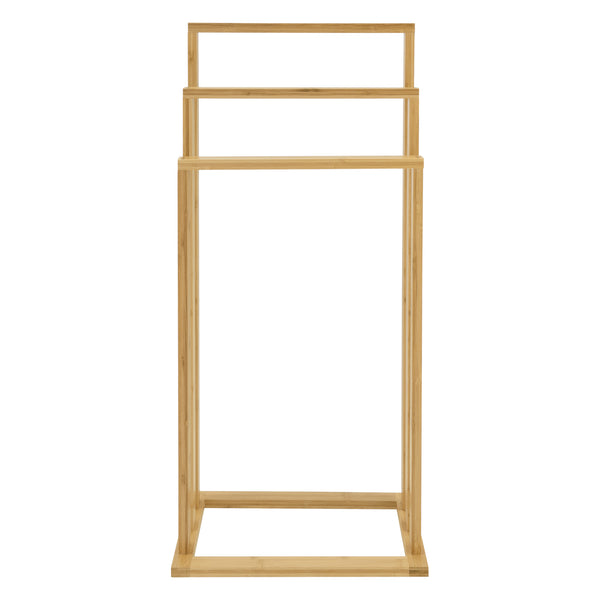 Porte-serviettes en bambou Rana 40x24x82 cm [en.casa]