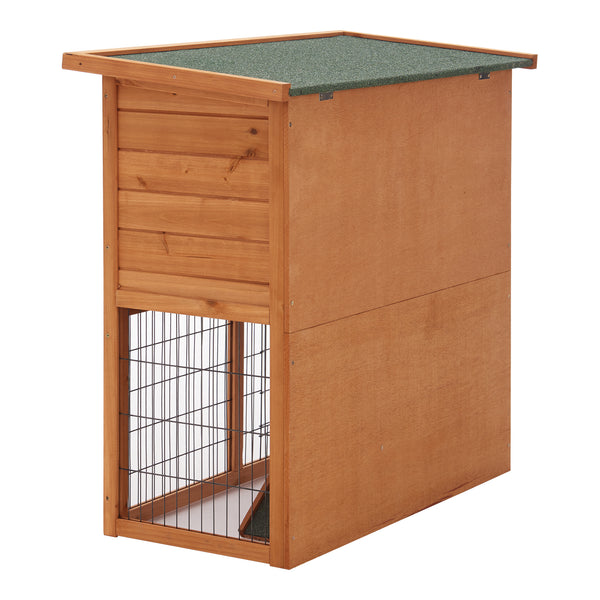 Clapier Nidda 85x91,5x45cm en bois de sapin [en.casa]