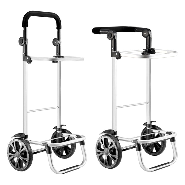 Chariot de courses Namborn pliable gris foncé [en.casa]