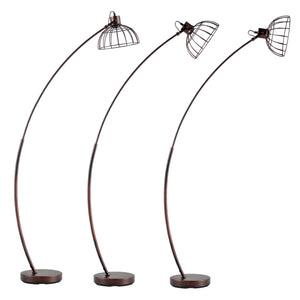 Lampadaire Portsmouth brun rouille [lux.pro]