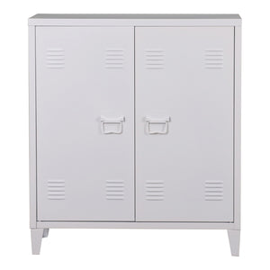 Armoire métallique Oripää - 90x80x33cm - Blanc