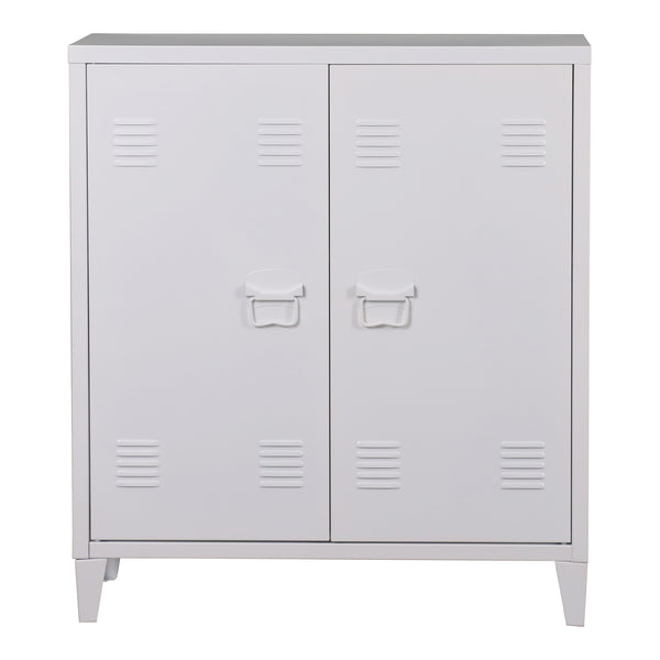 Armoire métallique Oripää - 90x80x33cm - Blanc