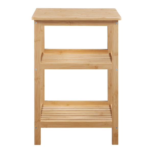 Étagère sur pied en bambou Ikerasak [en.casa]